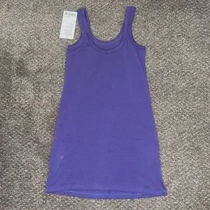 lululemon athletica | Dresses | Lululemon Classic Fit Cotton Blend Scoop  Dress | Poshmark